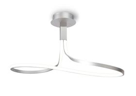 Nur Silver Ceiling Lights Mantra Semi Flush Fittings